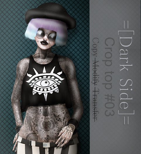 =[Dark Side]= Crop top #03