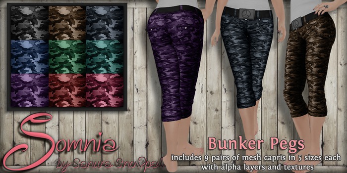 .: Somnia :. Bunker Pegs {Crated}