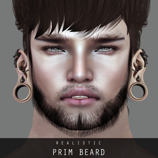 <<T>> My Realistic Prim Beard V1