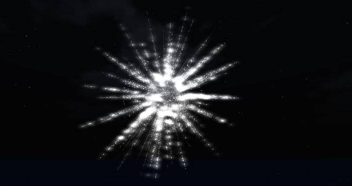 P&P Pshycedelic Supernova Star  White