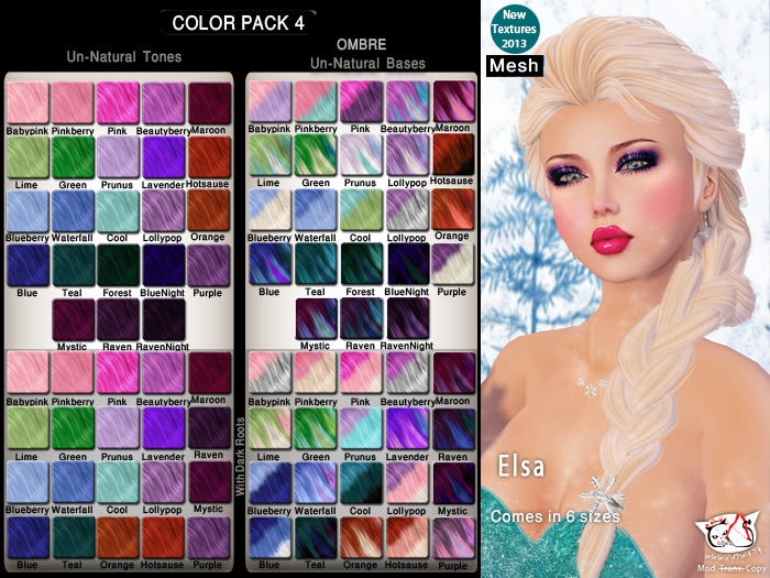 ^;^CaTwA^;^ Mesh Elsa Hair [4]