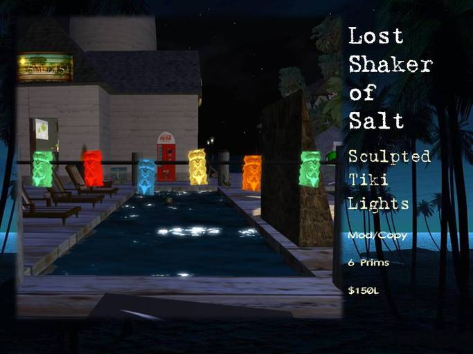 LS Sculpted Tiki Lights
