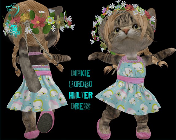 Dinkie Bonobo Halter Dress
