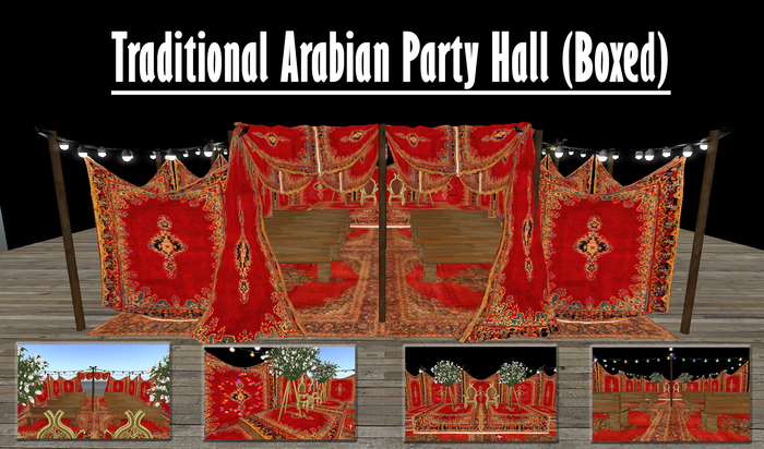 Traditional Arabian Party Hall (Boxed)