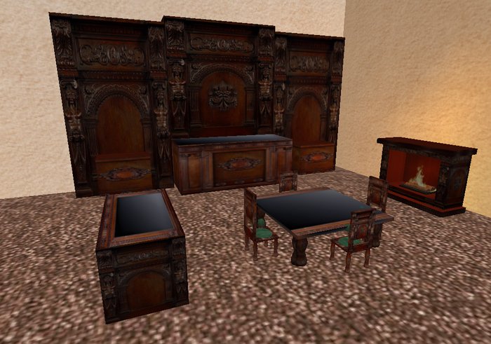 GOTH DK Dinning Set