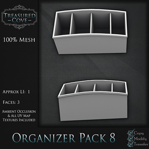 -TC- Organizer Pack 8 Mesh