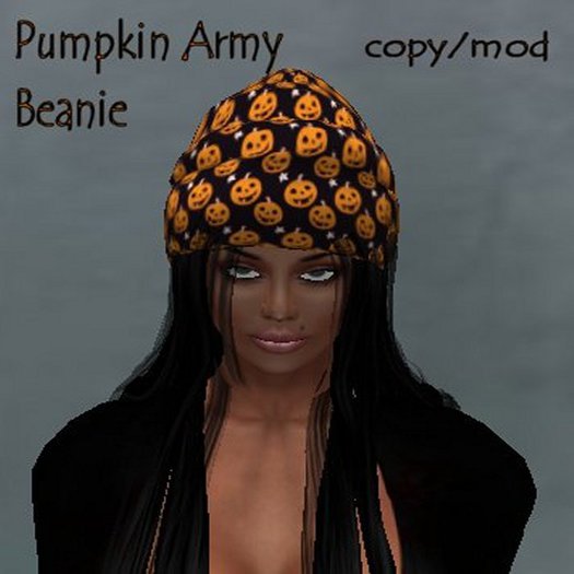 PUMPKIN ARMY BEANIE