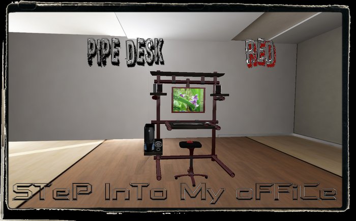 Pipe Desk - RED