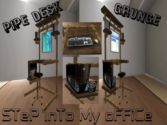 Pipe Desk-GRUNGE