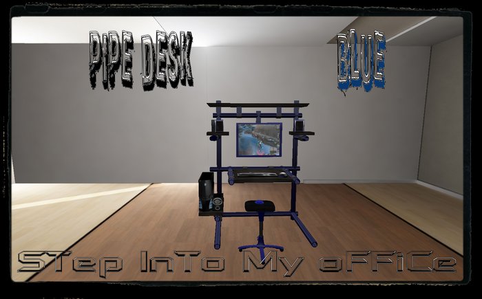 Pipe Desk - BLUE