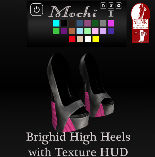 Mochi - Brighid Peep Toe Heels - Texture Change