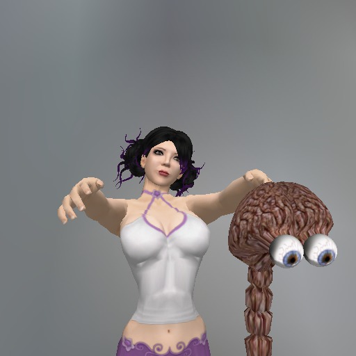 Zombie Chasing Blue-Eyed Brain AO box