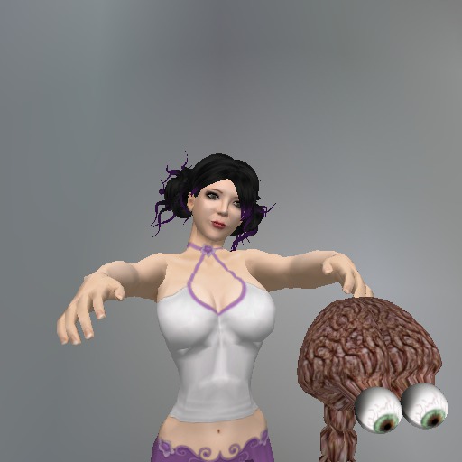 Zombie Chasing Green-Eyed Brain AO
