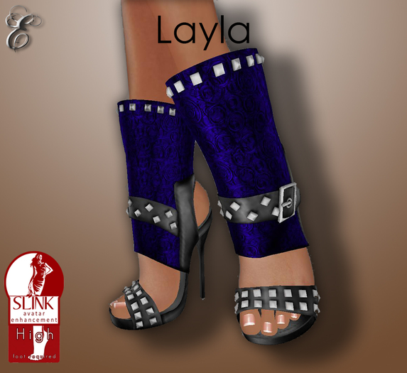 Entice - Layla Bootie Heels - Slink High - Blue