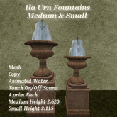 Ila Urn Fountain Med & Sm