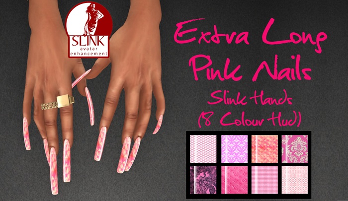 IAF Extra Long PP Nails (Slink Hands) (Relaxed)