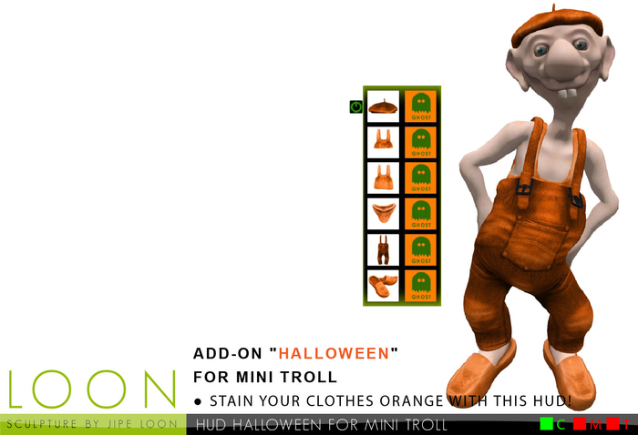MINI TROLL (MALE) - HUD Halloween
