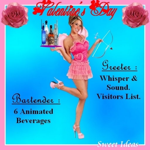 Sweet Ideas * Valentine Bartender & Greeter Cupid (w/sound)