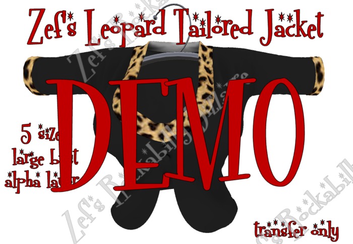 Zef's Tailored Jacket Demo