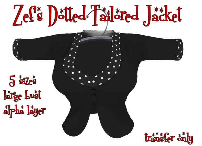 Zef's Dotted Tailored Jacket 