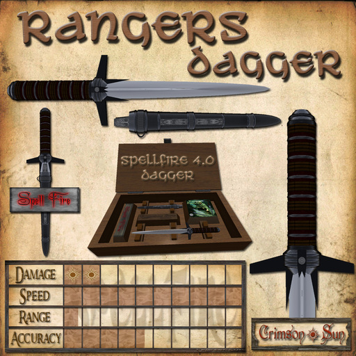 SpellFire Ranger's Dagger (Spell Fire 4.0)