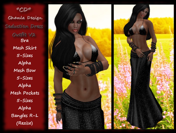 *CD* Seduction Dress Outfit V2 (Mesh)