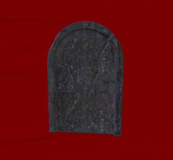 Cracked Gravestone
