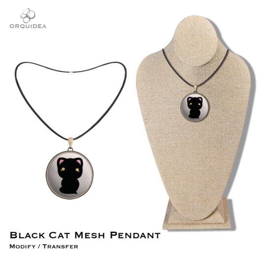 ORQUIDEA Black Skull Pendant (mod, transfer)