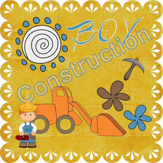 Pat A Kake Construction Rug