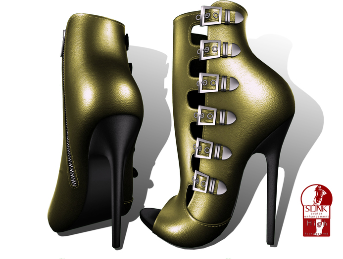 .:LEMON TREE:. Hilly Piastachio  Booties (2 Heel Options)
