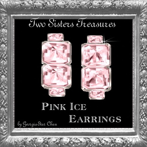 Garnet Ice Gold Earrings