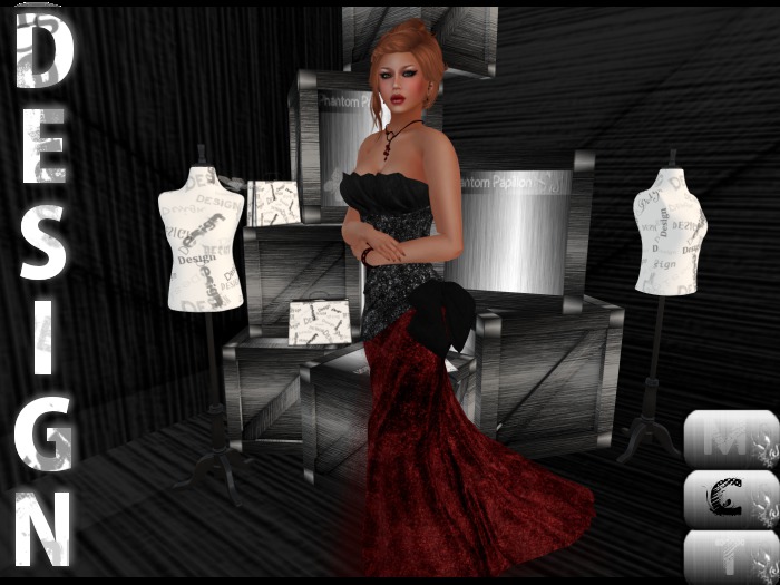 Design:. Midnight Blood Gown