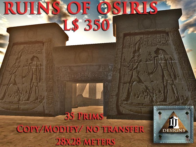 RUINS: EGYPTIAN RUINS OF OSIRIS 