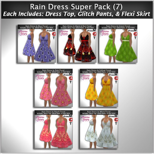 *Awesome Designs Rain Super Pack (7 Sets)