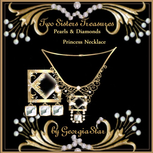 TST Pearls & Diamonds Princess Necklace.