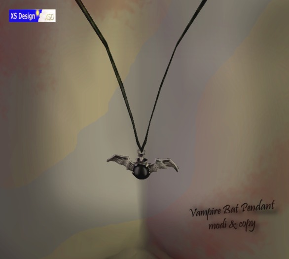 XSD_Vampire Bat Pendant ;D