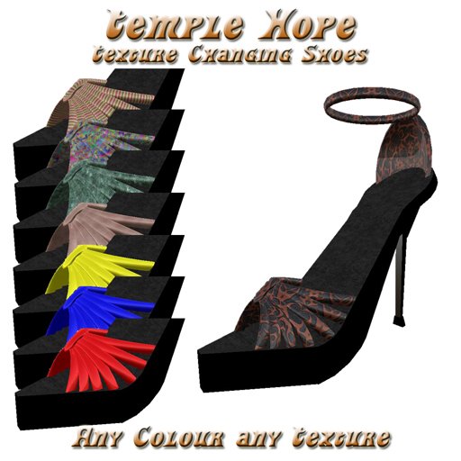 Color change shoes, Texture change shoes - The Temple Hope