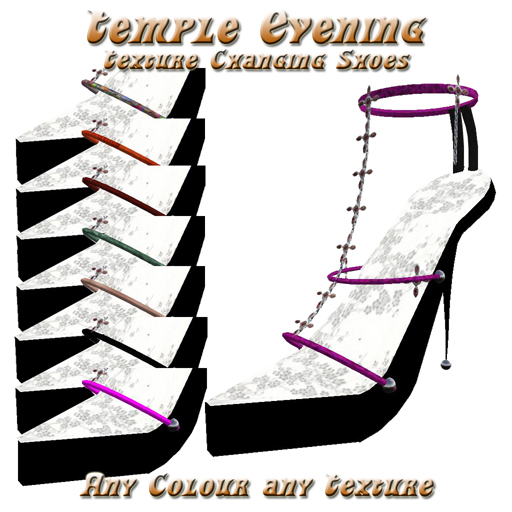 Color change shoes, Texture change shoes - The Temple Evening