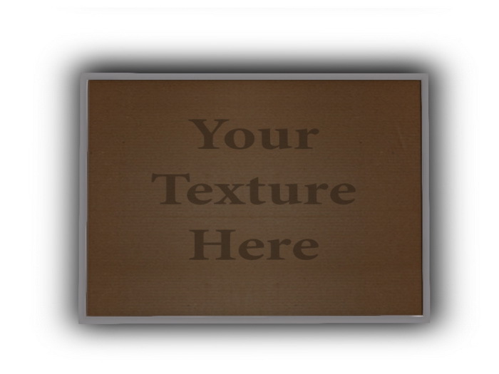 [Px] Thin Landscape Picture Frame with Shadow (mesh) MT
