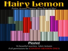 *HL* Pleated Fabric