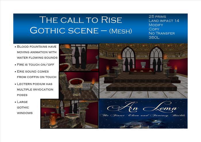 The Call to Rise Gothic Scene