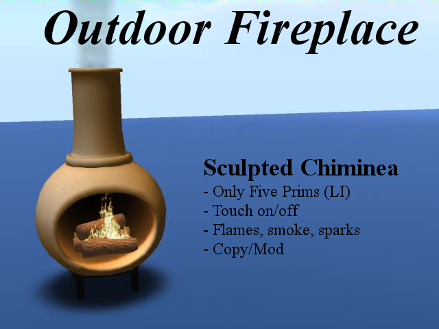 Outdoor Fireplace (Chiminea)