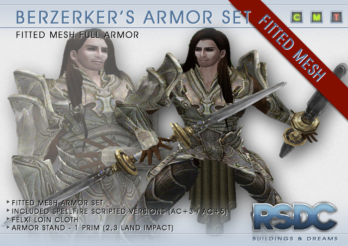 RSDC ARMOURY - BERZERKER ARMOR - FITTED