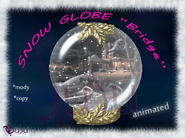 susu-snow globe "bridge" - animated