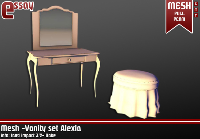 [E] Vanity Set -Alexia