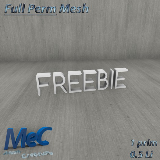 MeC - [FREEBIE] Mesh FULL PERM