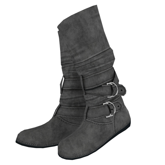 J.H.C *Patty* Rigged Flat Suede Boots (GRAY)