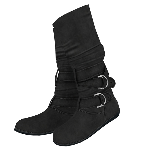 J.H.C *Patty* Rigged Flat Suede Boots (DRKGRAY)