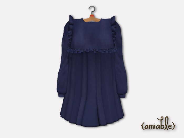 {amiable}Mesh Ruffled Angel Short Dress_NA