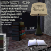 % Betty Lamp (Wells) *MESH*